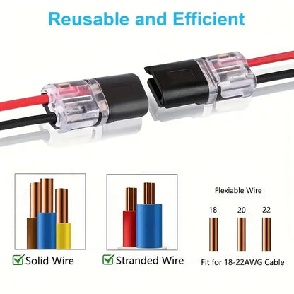 Strip-free Wiring Connector