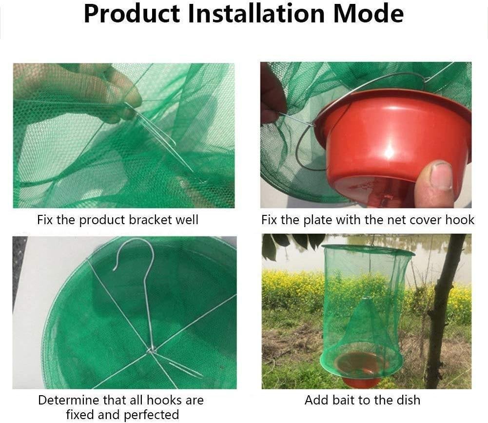 Portable Nontoxic Fly Mosquito Trap