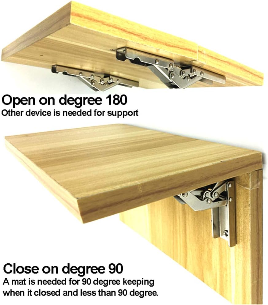 90 - 180 Degree Folding Shelf Hinge