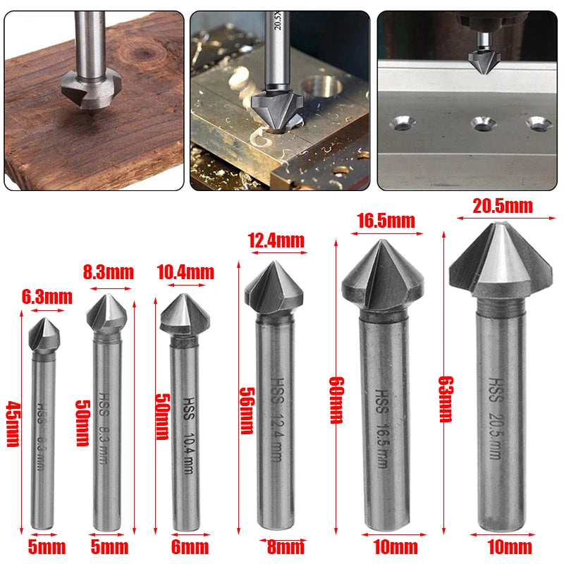 Chamfer Countersink Drill Bit