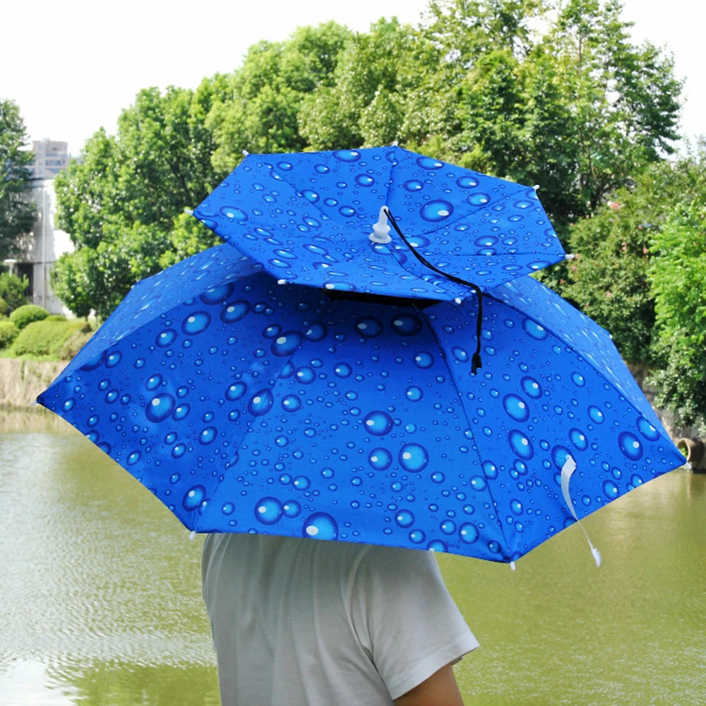 Head-Mounted Umbrella Hat