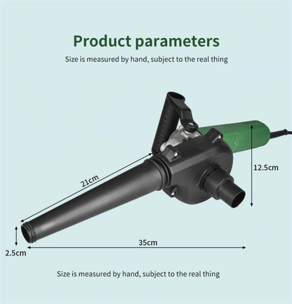 Angle Grinder Converted Into Blower Vacuum Cleaner