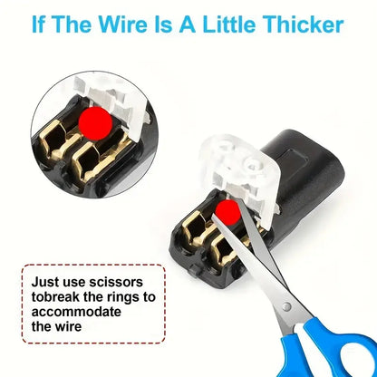 Strip-free Wiring Connector