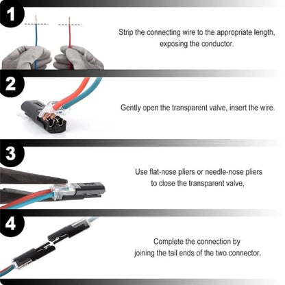 Strip-free Wiring Connector