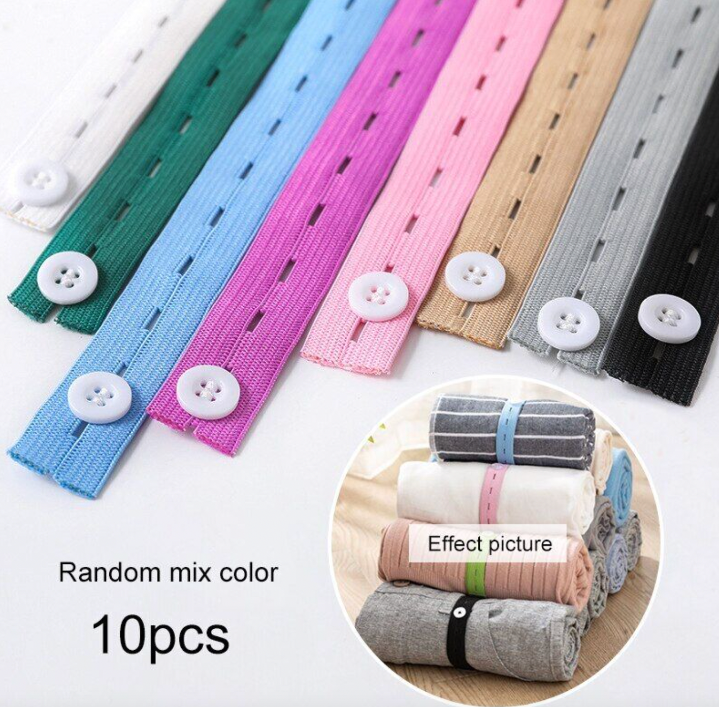 Pieces Adjustable Elastic Straps