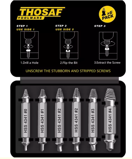 Screw Extractor Drill Bits Set