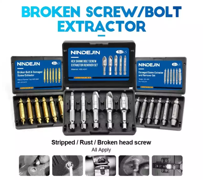 Screw Extractor Drill Bits Set