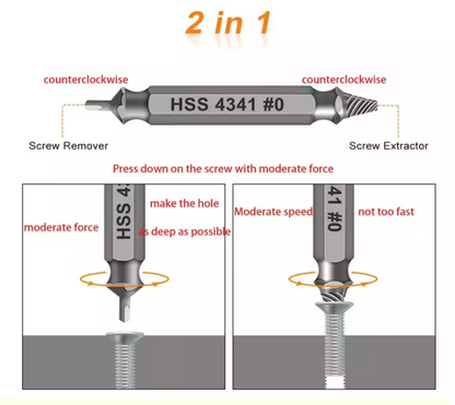 Screw Extractor Drill Bits Set