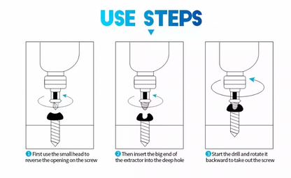 Screw Extractor Drill Bits Set