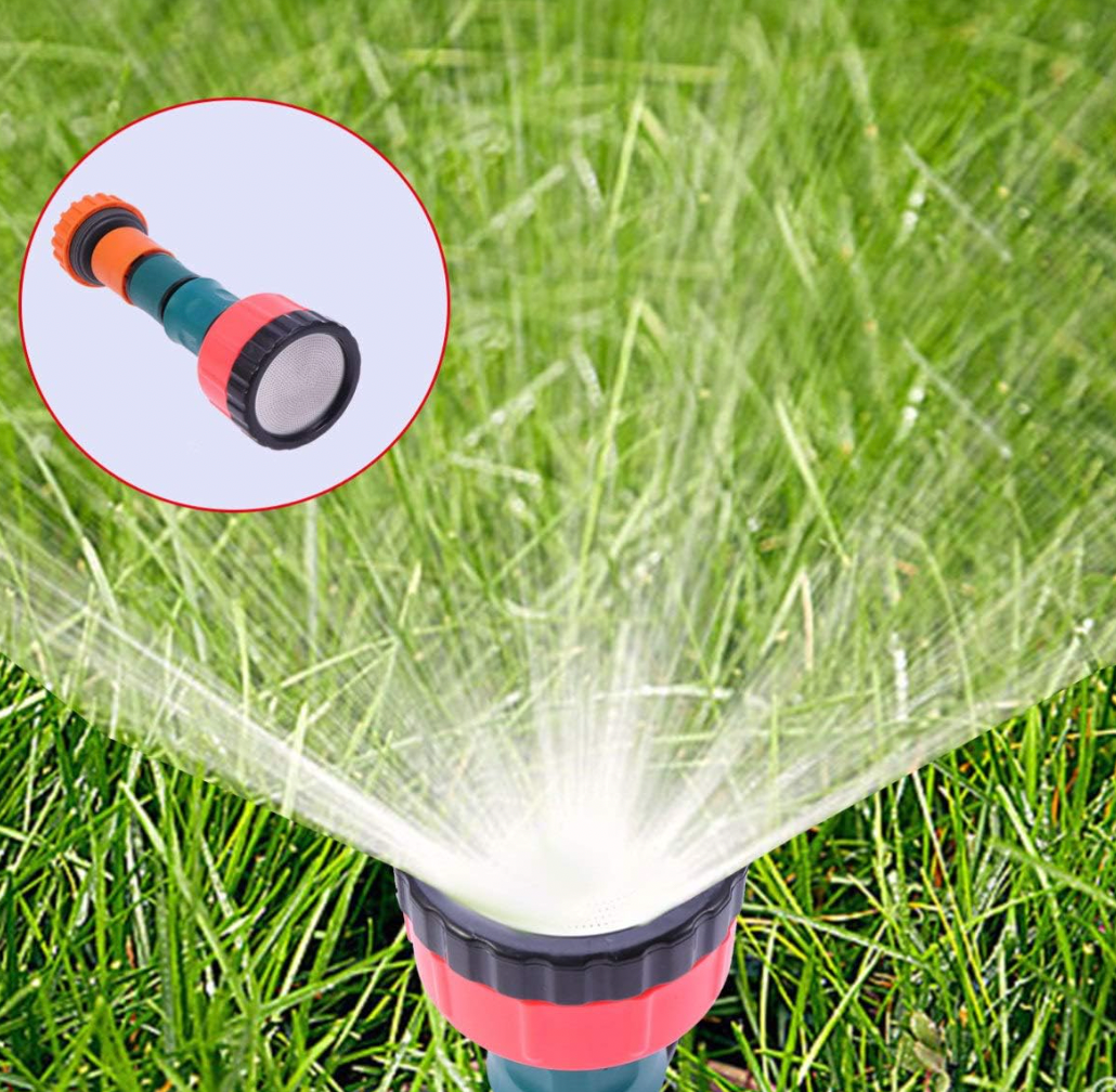 Garden water booster nozzle