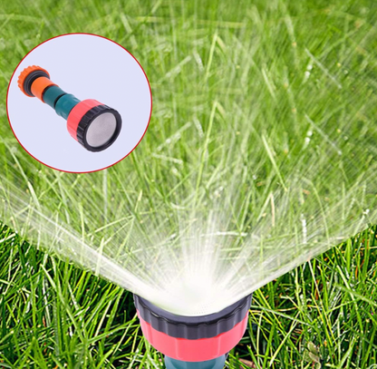 Garden water booster nozzle