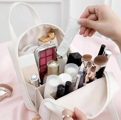 Portable Large Opening Makeup Bag