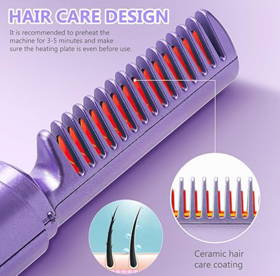 Electric hair comb