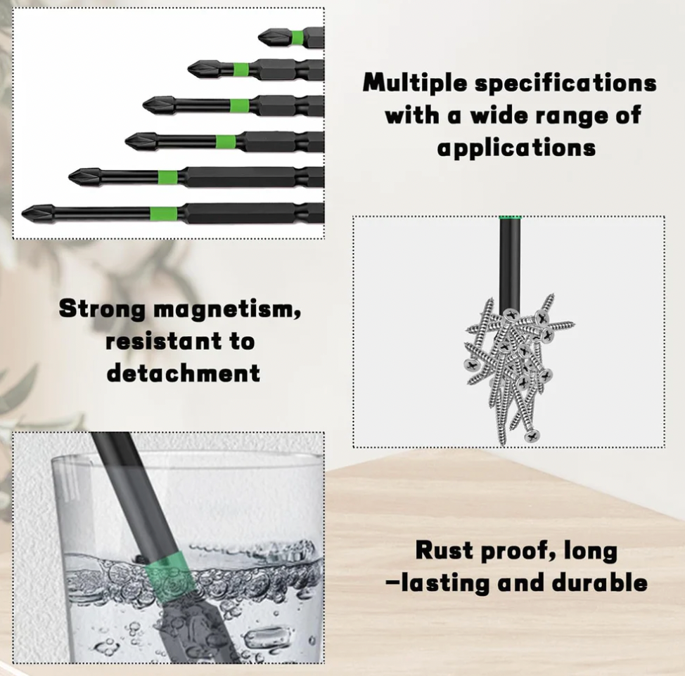 Magnetic Drill Screwdriver Set