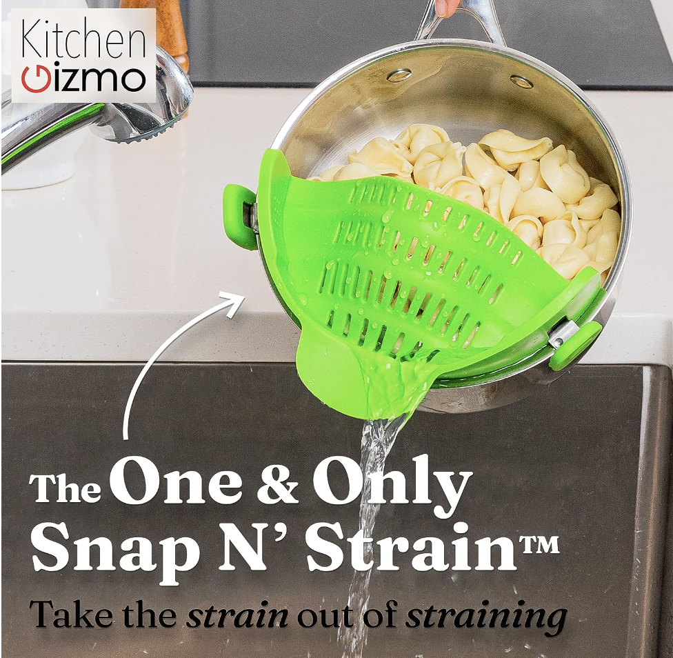 CLIP ON SILICONE STRAINER