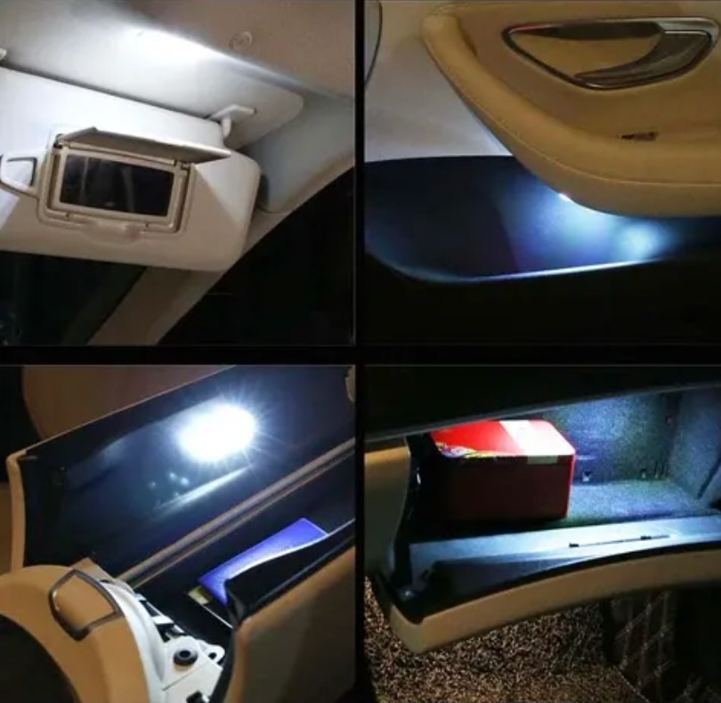 LED car interior light sensor