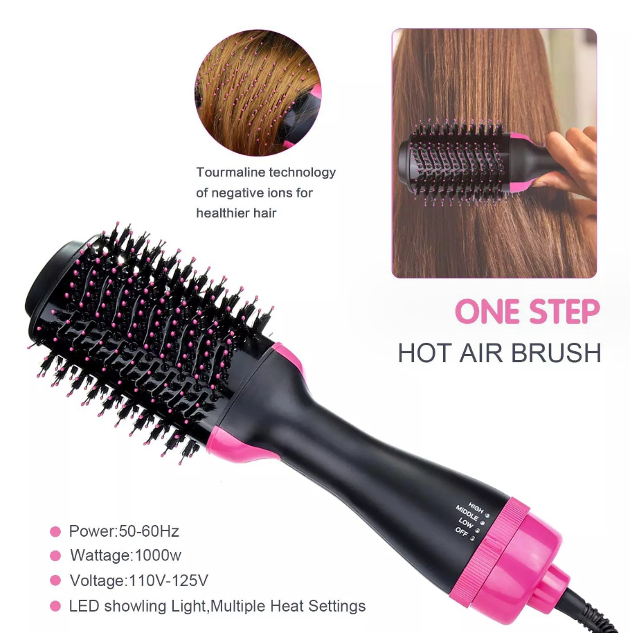 2 in 1 electric hair styling comb