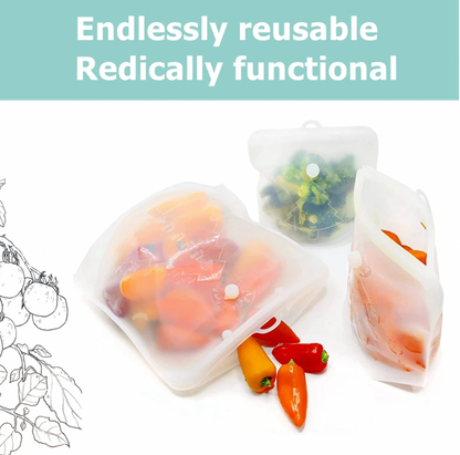 Silicone Storage Bags Food