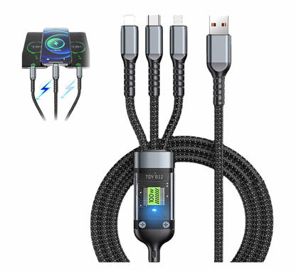 3-in-1 Super Fast Charging Cable